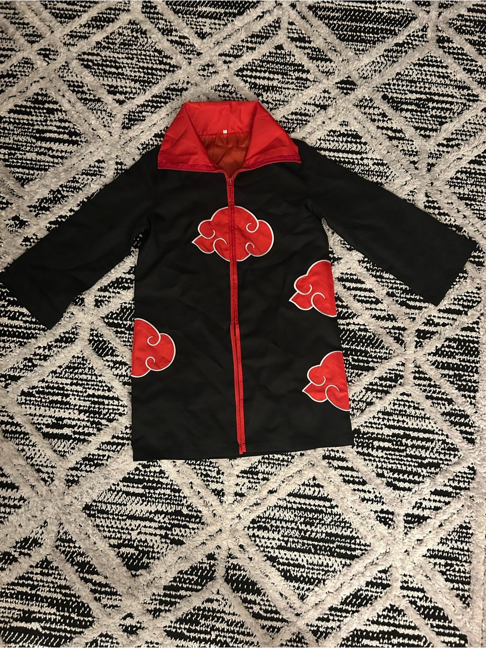 Naruto Akatsuki High-Collar Cloak Child-Sized Dress-Up Costume